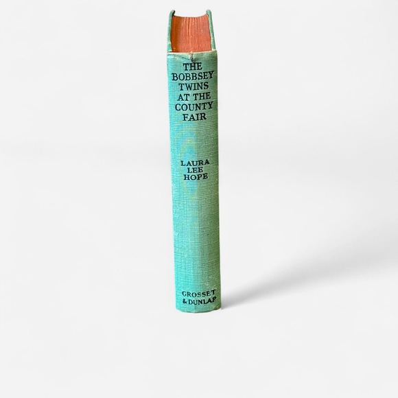Antique book 1922 Bobbsey Twins at the County Fair by Laura Lee Hope in Green - Picture 3 of 8